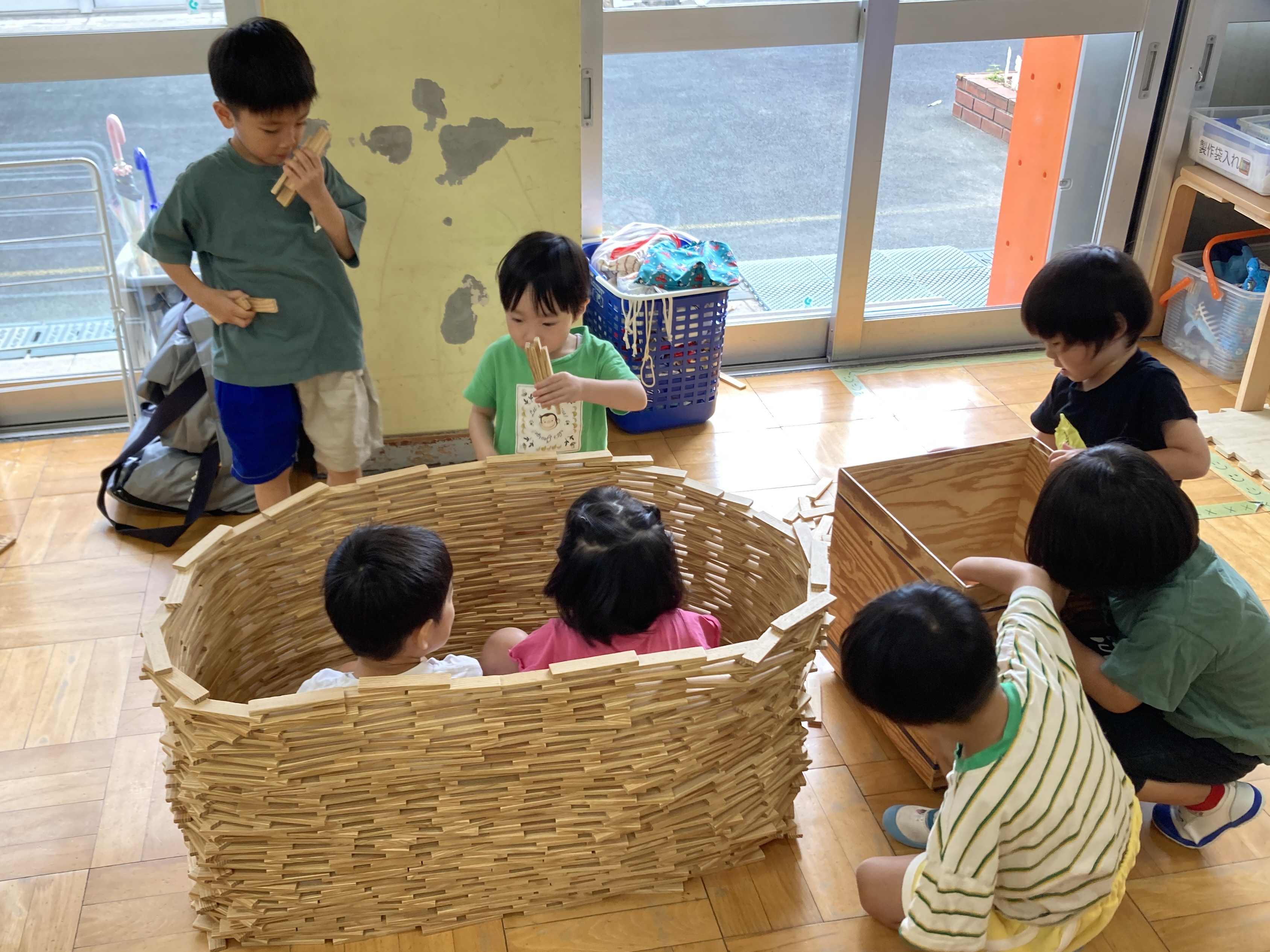 カプラでお風呂作り.JPG